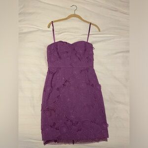 BCBG Floral & Lace Dress